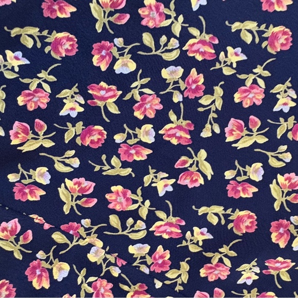 Vintage Pink and Blue Maxi Skirt A-Line Cocktail - Picture 11 of 11